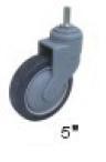 Ruedas de catre 5", maciza.